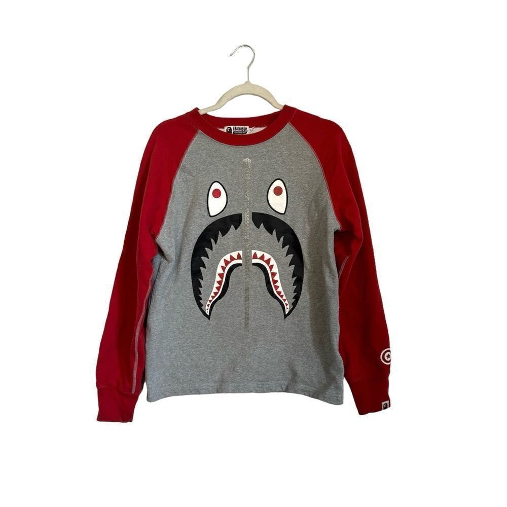 RARE! BAPE A Bathing Ape Shark sweatshirt